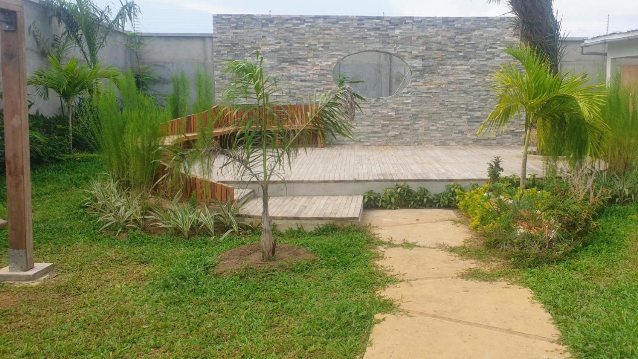 Villa Bolati, avec piscine, jacuzzi, jardin et vue Bonoua Extérieur photo